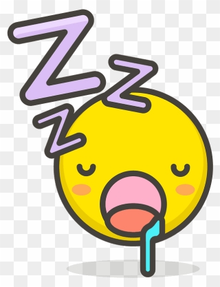 Sleeping Face Emoji Clipart - Icon - Png Download