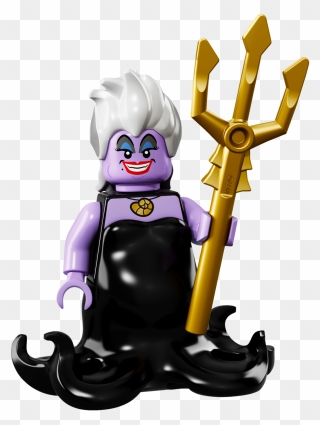 Lego White Hair Piece - Lego Disney Minifigures Ursula Clipart