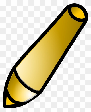 Gold Crayon Png Clipart