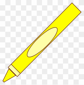 Crayon Clip Art At Clker - Yellow Crayon Clipart Png Transparent Png