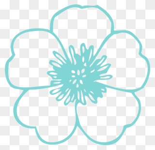 Drawing Of Simple Flowers Clipart