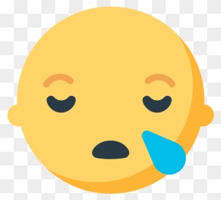 Sleepy Face Emoji Clipart - Emoji - Png Download