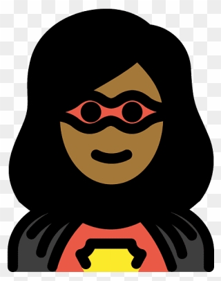 Woman Superhero Emoji Clipart - Charing Cross Tube Station - Png Download