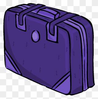 Purple Suitcase Transparent Clipart