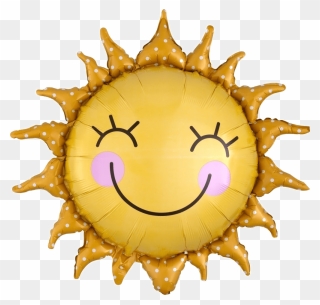29 Anagram International 2451901 Sunshine Sun Shape - Sun Balloon Clipart