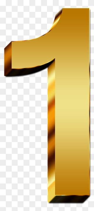 Number 1 Png - Gold Number 1 Png Clipart