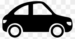 Transparent Car Image Png - Black And White Simple Car Clipart