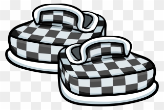 Club Penguin Rewritten Wiki - Club Penguin Checkered Shoes Clipart