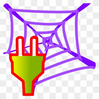 Socket Electric Clipart Png For Web - Spider Man Web Black Transparent Png