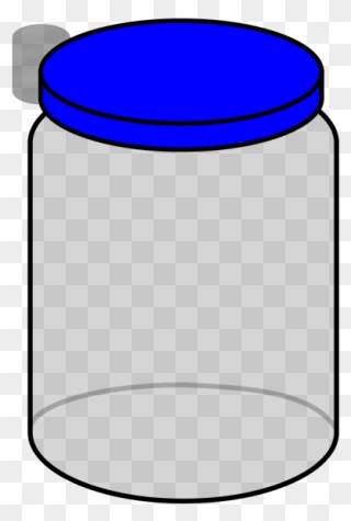 Jar With Blue Lid Png Icons Clipart