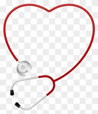 Stethoscope Heart Medicine Cardiology Pulse - Heart Stethoscope Clipart