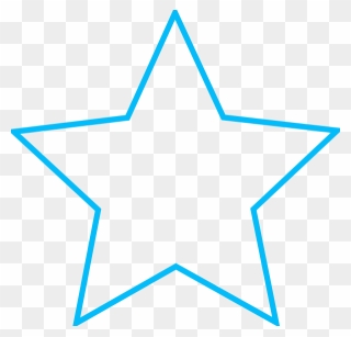 Blue Star Of Bethlehem Clipart Clip Library Download - Gold Star Outline - Png Download