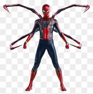 Iron Man Infinity War Png Spiderman Iron Spider - Spider Man Infinity War Drawing Clipart