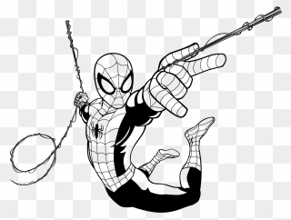 Captain Spiderman Spider-man Ultimate Iron America - Iron Spider Man Drawing Clipart