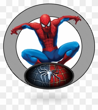 Spiderman Cake Topper Printables, Png Download - Spiderman Marvel Heroes Clipart