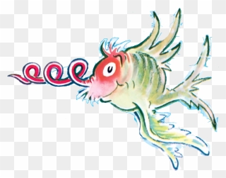 Seuss Wiki - Fish Dr Seuss Mcelligot's Pool Clipart