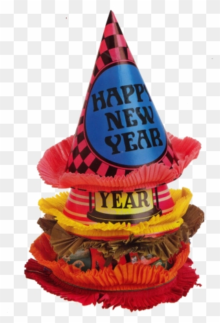 Transparent New Year Party Hat Clipart - Vintage Party Hat New Years - Png Download