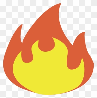 Fire Emoji Clipart - Fire Emoji Png Transparent Png