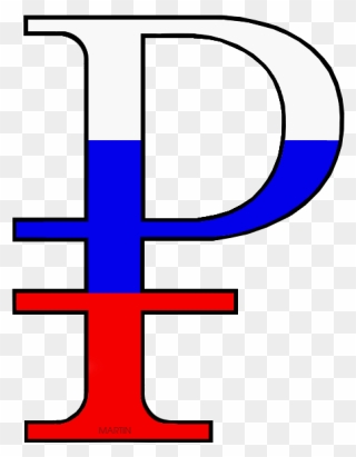Russia Ruble - Symbol Mexico's Currency Clipart
