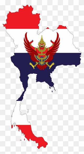 Thailand Map Outline Clipart