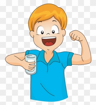 Transparent Download Boy Drinking Water Clipart - Drinking Water Cartoon Png