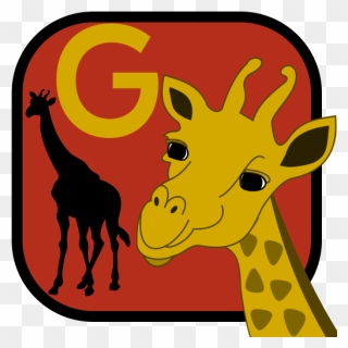 Letter Clipart Animal - Giraffe - Png Download
