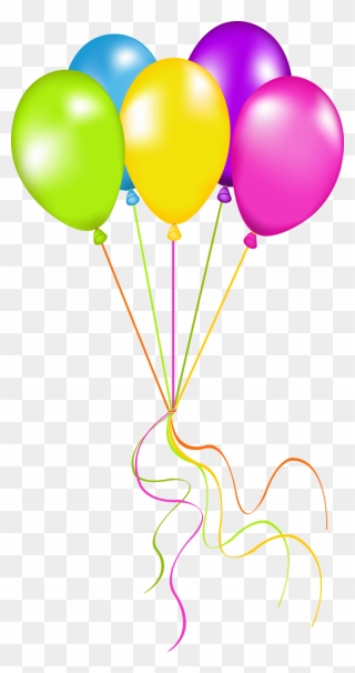 Balloons 3d Clipart , Png Download - Happy Birthday Baloons Clipart Transparent Png