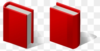 Blue Book Svg Clip Arts - Red Books - Png Download