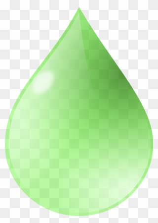 Drawing Sweat Water - Green Water Drop Png Clipart