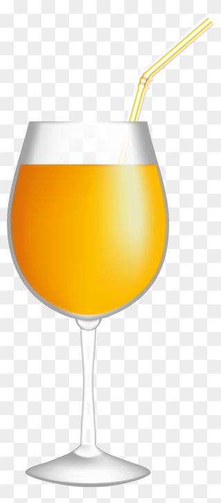Orange Juice Png Transparent Clip Art Image - Juice Glass Clipart Png