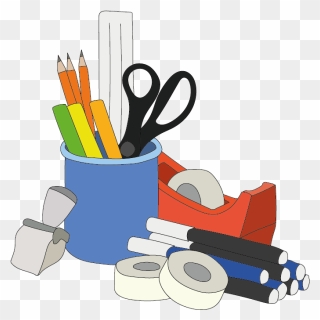 Stationery - Office Supplies Clipart - Png Download