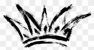 Black Crown Png - Crown Stroke Png Clipart