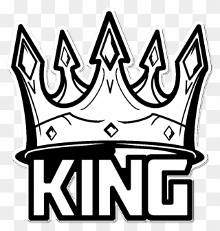 Transparent King Crown Clipart Black And White - King Crown Black And White Clipart - Png Download