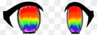 Rainbow Gacha Eyes Transparent Clipart