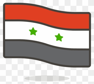 Syria Flag Emoji Clipart - Png Download