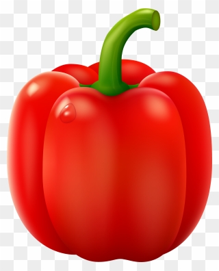 Red Pepper Png Clipart - Red Bell Pepper Clip Art Transparent Png