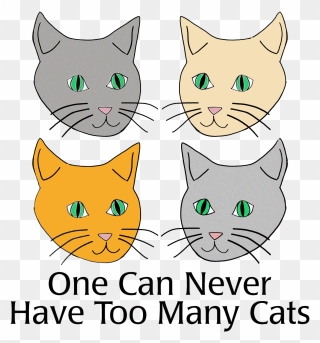 Kittens Clipart Cat Meow - Domestic Short-haired Cat - Png Download