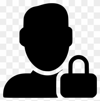 Lock User - User With Question Mark Clipart