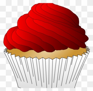 Clipart Red Cupcake Png Transparent Png