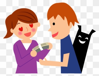 Marriage Fraud Clipart - Cartoon - Png Download