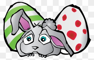 Tired Easter Bunny Svg Clip Arts - Sad Easter Bunny - Png Download