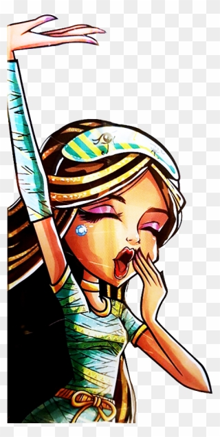 Monster High Cleo Is Tired Clipart
