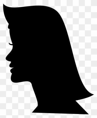 Silhouette Male Clip Art - Head Silhouette Man Vector - Png Download