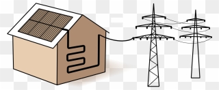 Saving House Electricity Clipart