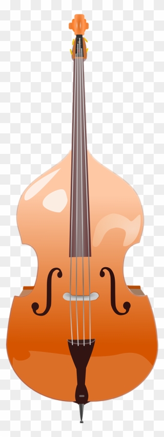 So, It’s Like A Bass With 8 Strings A Bass For An Octopus - Double Bass Clipart No Background - Png Download