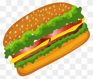 Transparent Free Clipart Of Hamburgers And Hotdogs - Chicago-style Hot Dog - Png Download