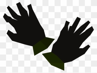 Gloves Clipart Item - Black Gloves Clipart - Png Download