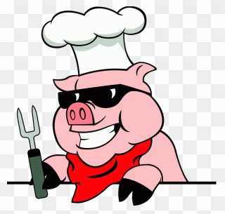 Hungry Pig Clipart 3 By Mark - Pig In Chef Hat - Png Download