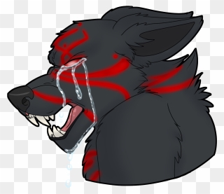 Bad Demon Wolf - Cartoon Clipart