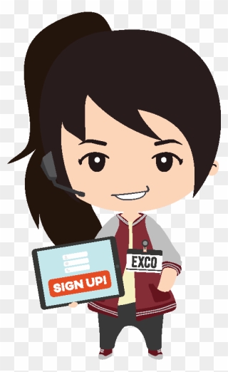 Avatar For Volunteer Exco - Cartoon Clipart